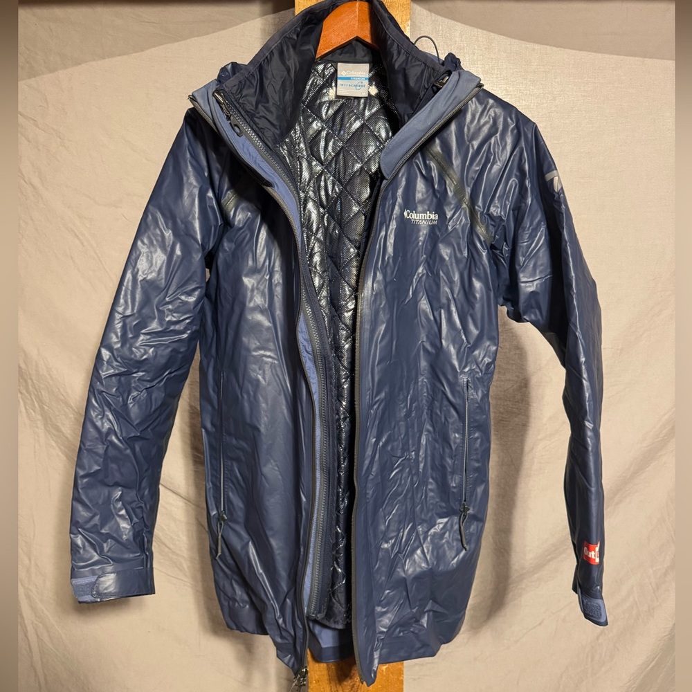 Columbia double layer rain jacket